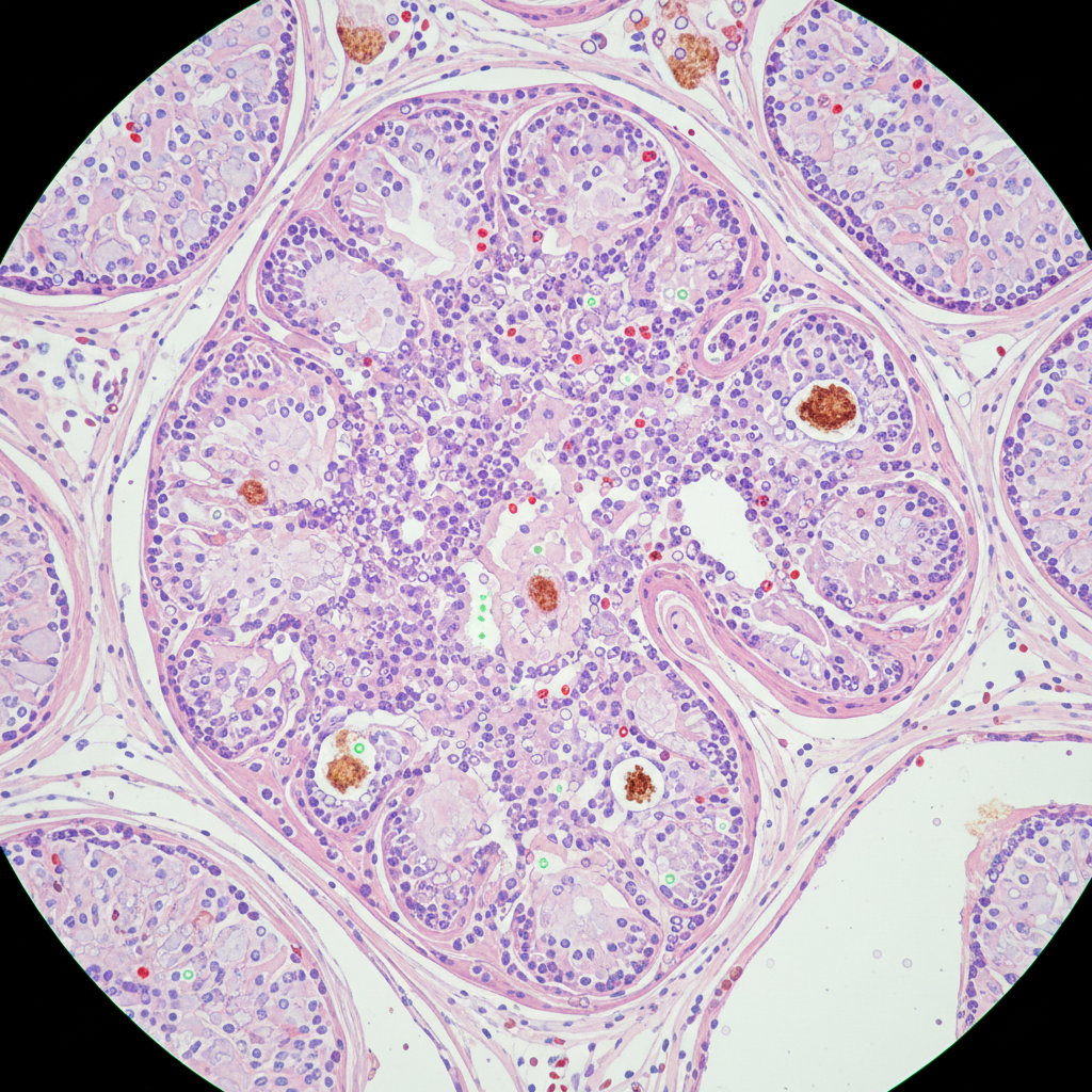create a realistic medical image of what cancer reduction looks like